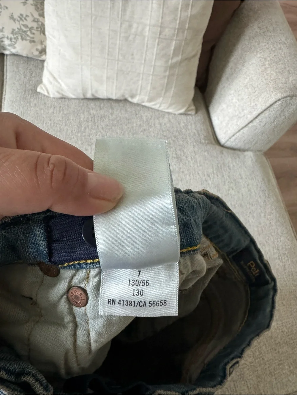 Polo Ralph Lauren Light Blue Denim Jeans